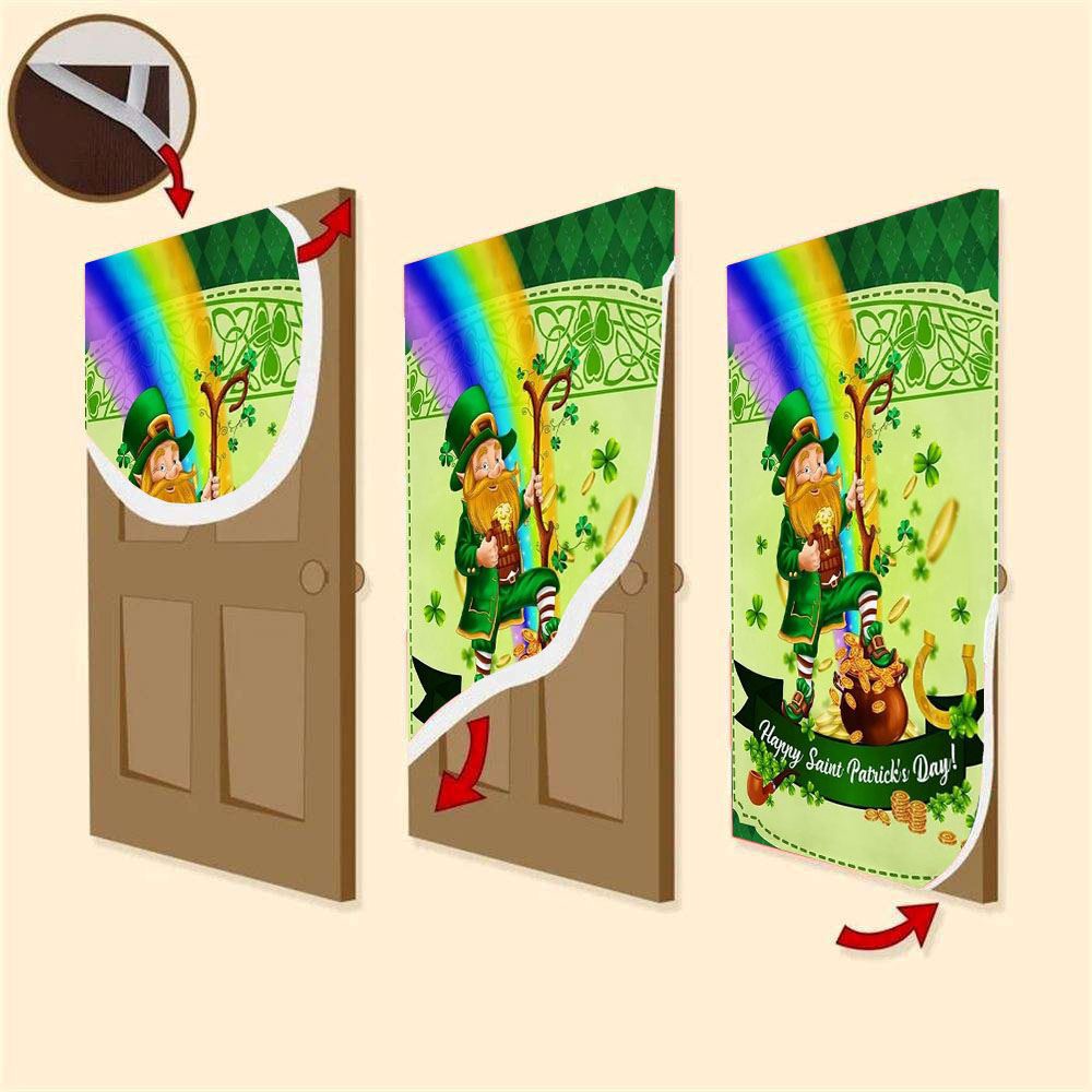 Saint Patrick’s Day Leprechaun Door Cover, St Patrick’s Day Door Cover, St Patrick’s Day Door Decor Saint Patrick’s Day Leprechaun Door Cover, St Patrick’s Day Door Cover, St Patrick’s Day Door Decor