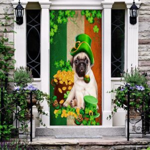 Saint Patrick s Day Pug Irish Door Cover St Patrick s Day Door Cover St Patrick s Day Door Decor 2 manoux.jpg
