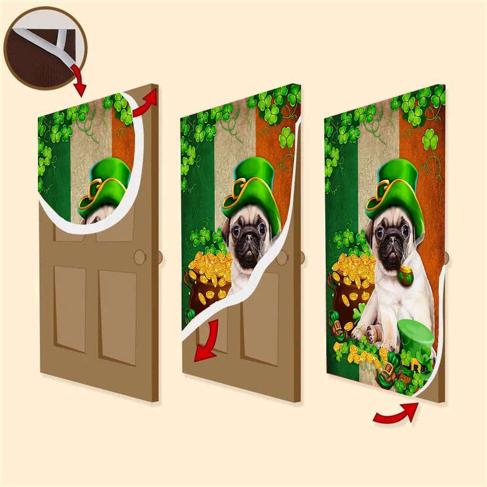 Saint Patrick’s Day Pug Irish Door Cover, St Patrick’s Day Door Cover, St Patrick’s Day Door Decor Saint Patrick’s Day Pug Irish Door Cover, St Patrick’s Day Door Cover, St Patrick’s Day Door Decor