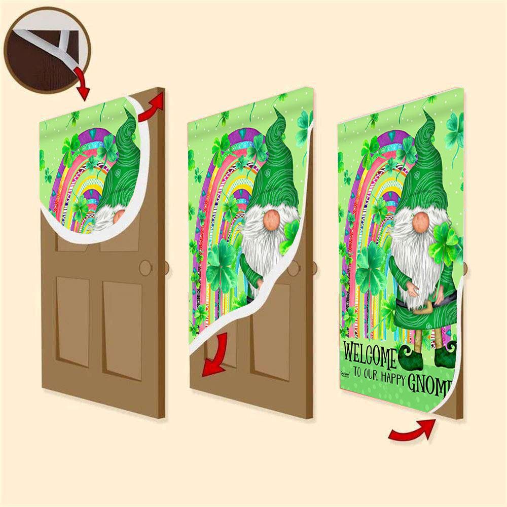 Shamrock Gnome Door Cover, St Patrick’s Day Door Cover, St Patrick’s Day Door Decor Shamrock Gnome Door Cover, St Patrick’s Day Door Cover, St Patrick’s Day Door Decor