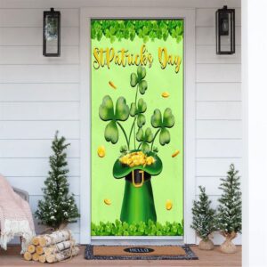 Shamrock Hat Door Cover, St Patrick’s Day…