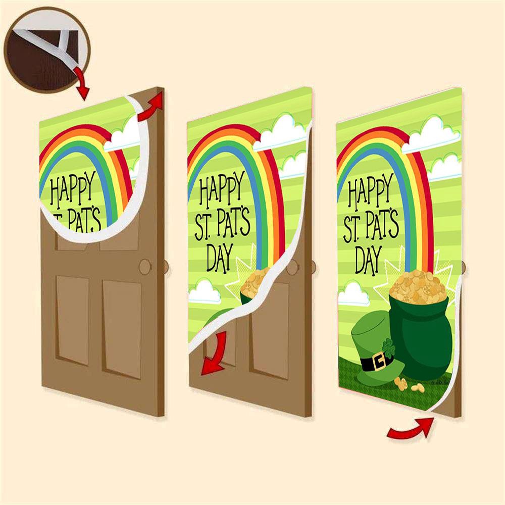 St Pat’s Pot of Gold Door Cover, St Patrick’s Day Door Cover, St Patrick’s Day Door Decor St Pat’s Pot of Gold Door Cover, St Patrick’s Day Door Cover, St Patrick’s Day Door Decor