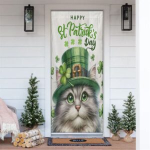 St Patrick’s Day Cat Door Cover, Cat…