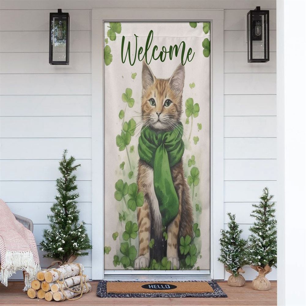 St Patrick’s Day Cat Door Cover, Stay Here, St Patrick’s Day Door Cover, St Patrick’s Day Door Decor St Patrick’s Day Cat Door Cover, Stay Here, St Patrick’s Day Door Cover, St Patrick’s Day Door Decor