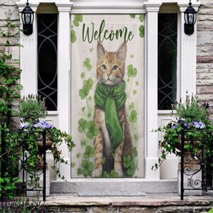 St Patrick s Day Cat Door Cover Stay Here St Patrick s Day Door Cover St Patrick s Day Door Decor 2 gusrzu.jpg