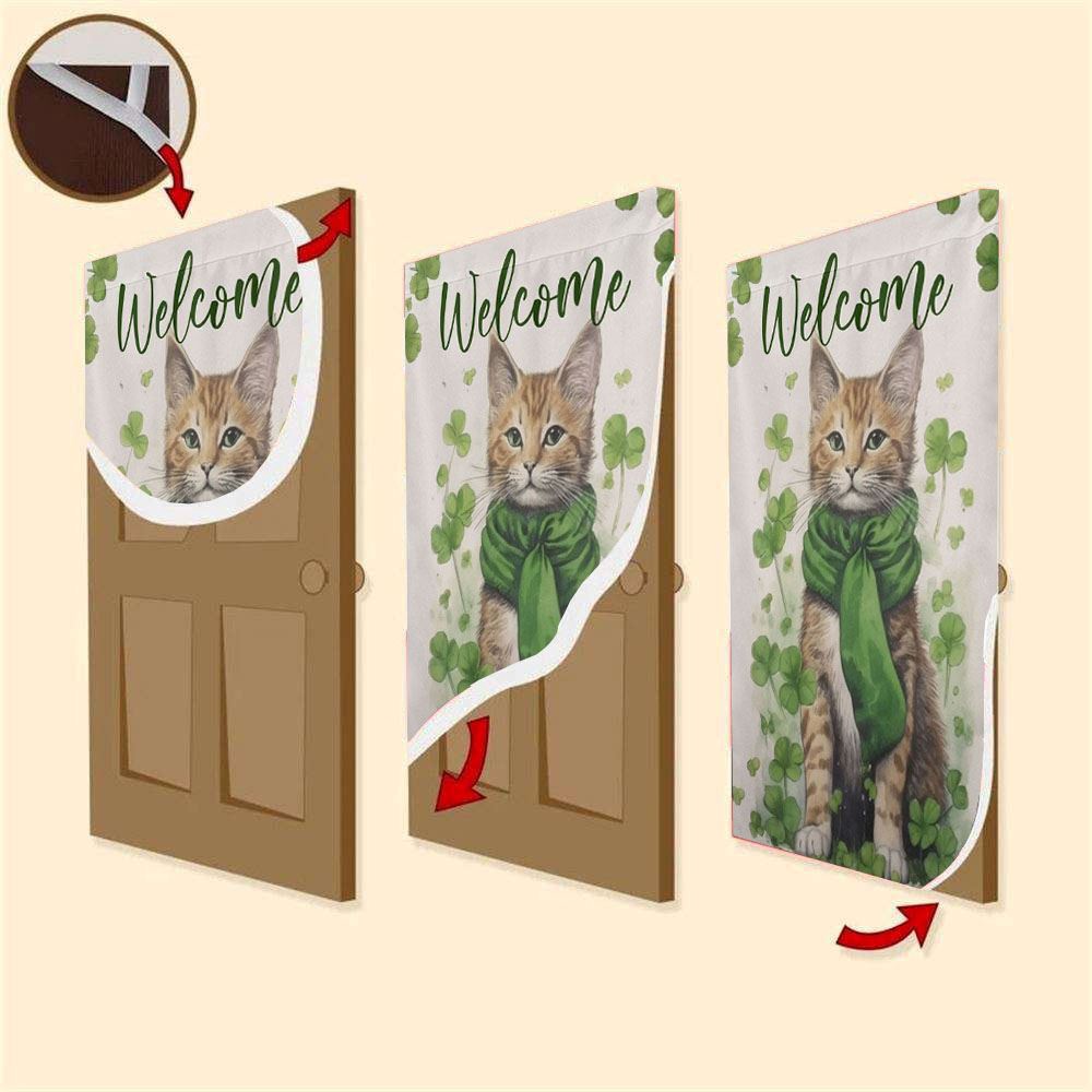 St Patrick’s Day Cat Door Cover, Stay Here, St Patrick’s Day Door Cover, St Patrick’s Day Door Decor St Patrick’s Day Cat Door Cover, Stay Here, St Patrick’s Day Door Cover, St Patrick’s Day Door Decor