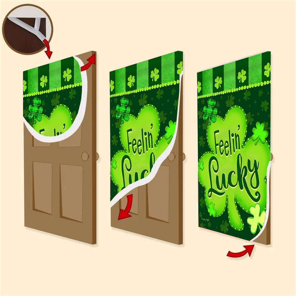 St Patrick’s Day Feelin’ Lucky Door Cover, St Patrick’s Day Door Cover, St Patrick’s Day Door Decor St Patrick’s Day Feelin’ Lucky Door Cover, St Patrick’s Day Door Cover, St Patrick’s Day Door Decor
