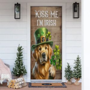 St Patrick’s Day Golden Retriever Door Cover,…