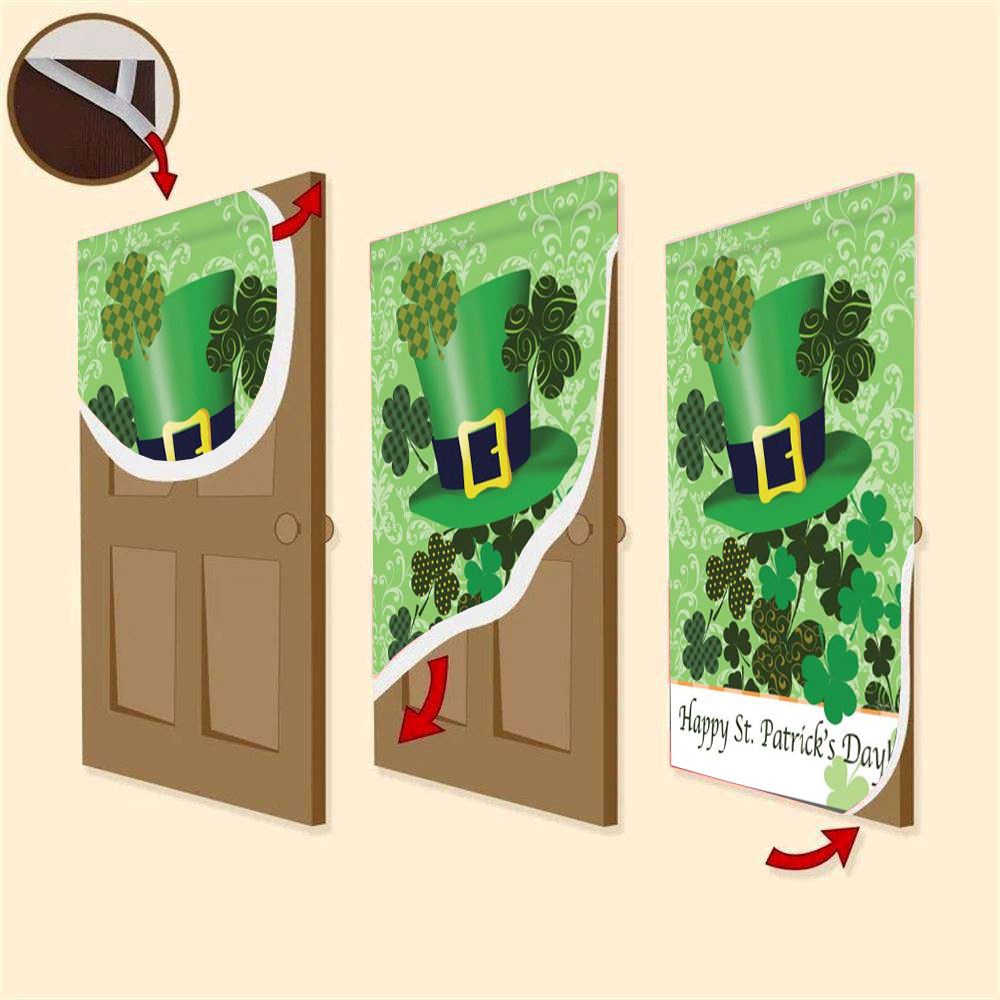 St Patrick’s Day Irish Hat Door Cover, St Patrick’s Day Door Cover, St Patrick’s Day Door Decor St Patrick’s Day Irish Hat Door Cover, St Patrick’s Day Door Cover, St Patrick’s Day Door Decor