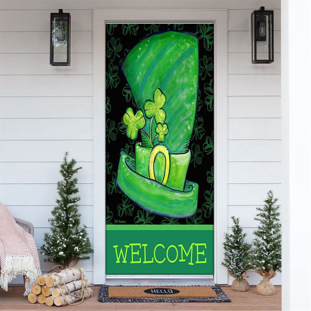 St Patrick’s Day Leprechaun Hat Door Cover, St Patrick’s Day Door Cover, St Patrick’s Day Door Decor St Patrick’s Day Leprechaun Hat Door Cover, St Patrick’s Day Door Cover, St Patrick’s Day Door Decor