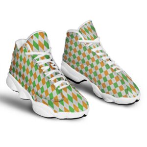 St Patrick s Day Shoes Argyle St Patrick s Day Print Pattern White Basketball Shoes 2 yqvazx.jpg
