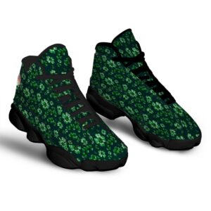 St Patrick s Day Shoes Patrick s Day Watercolor Saint Print Pattern Black Basketball Shoes 2 aohhnj.jpg