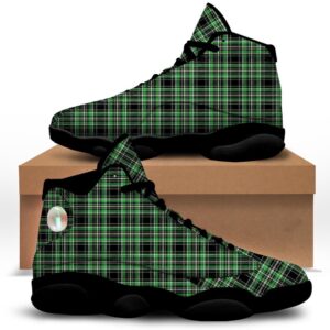 St Patrick s Day Shoes Tartan St. Patrick s Day Print Pattern Black Basketball Shoes 1 zuu8he.jpg