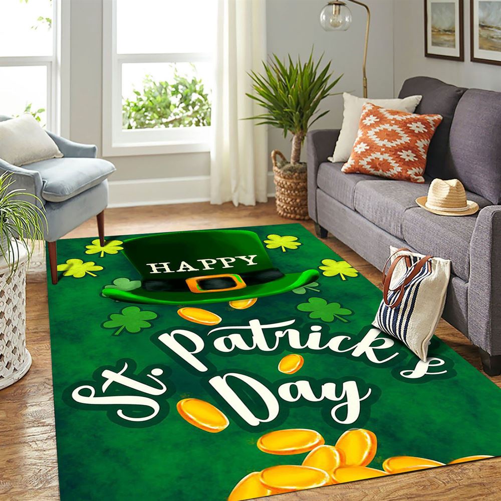 St Patricks Day Rug, America Forever Irish Lucky Day Rug