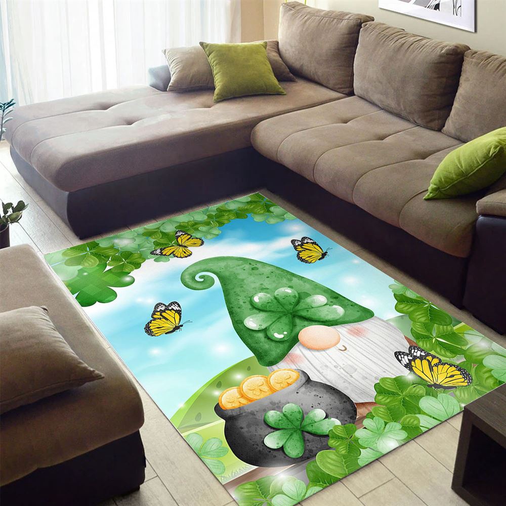 St Patricks Day Rug, America Forever St Patty Gnome Rug