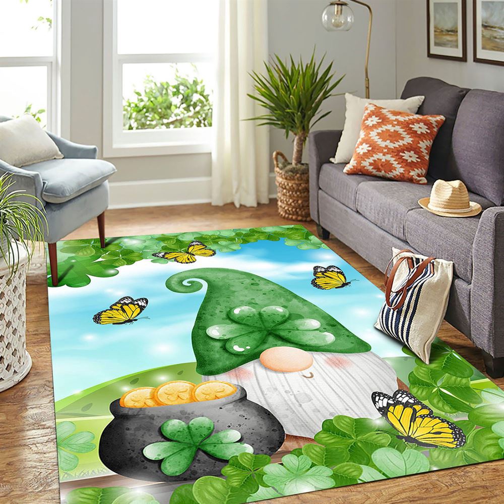 St Patricks Day Rug, America Forever St Patty Gnome Rug