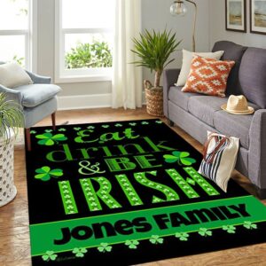 St Patricks Day Rug Eat Drink And Be Irish Personalized Rug 3 gfmujz.jpg
