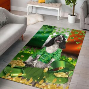 St Patricks Day Rug, English Cocker Spaniel…