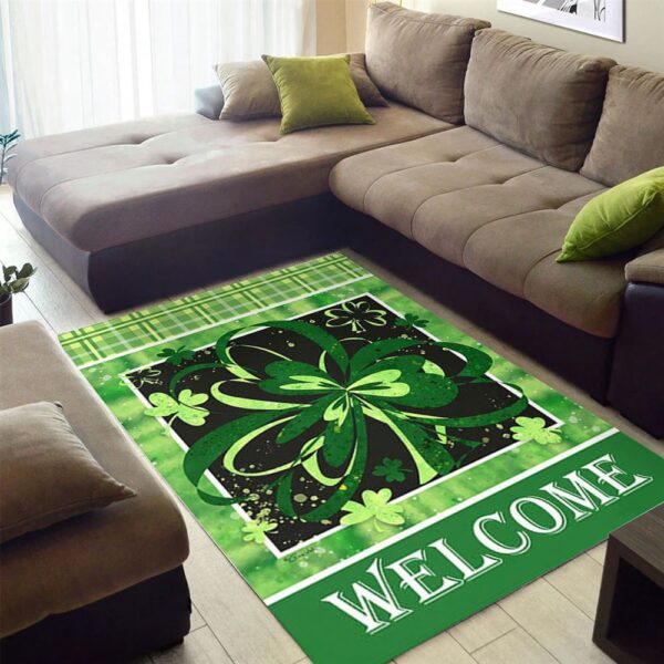 St Patricks Day Rug, Get Lucky WelcomeRug