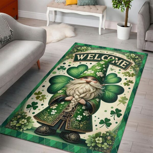 St Patricks Day Rug, Gnome Lucky Rugs