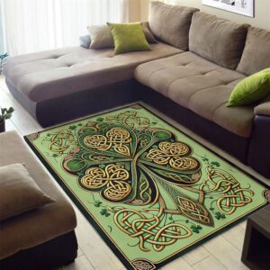 St Patricks Day Rug Green And Gold Celtic Rugs 2 li04r3.jpg