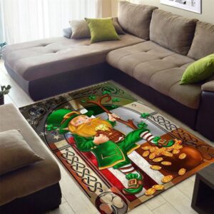 St Patricks Day Rug Happy Saint Patricks Day Irish American Rug 2 wileh4.jpg