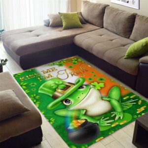 St Patricks Day Rug Kiss Me I m Irish Frog St Patrick s Day Rug 2 dvexzr.jpg