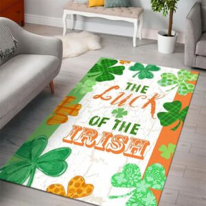 St Patricks Day Rug, Luck of the…