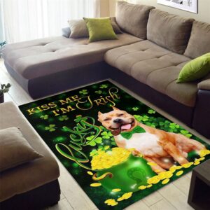 St Patricks Day Rug Pit Bull Kiss Me I m Irish St Patrick s Day Rugs 2 lulfox.jpg