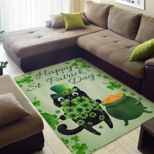 St Patricks Day Rug St Patrick s Day Cat Rugs Hold The Clovers 2 guvqcf.jpg