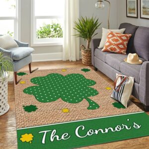 St Patricks Day Rug St Patrick s Day Printed Burlap Welcome Personalized Rug 3 jzxjfr.jpg