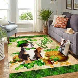 St Patricks Day Rug St Patricks Day Australian Shepherd Rug 3 mhhbsw.jpg