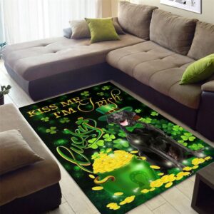 St Patricks Day Rug St Patricks Day Black Labrador Kiss Me I m Irish Rug 2 ty3kse.jpg