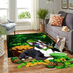 St Patricks Day Rug St Patricks Day Boston Terrier Rug 3 ouug2m.jpg