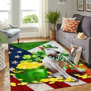 St Patricks Day Rug St Patricks Day Bull Terrier Rug 3 ks4klp.jpg