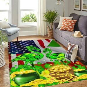 St Patricks Day Rug St Patricks Day Flamingo Rug 3 khbvnh.jpg