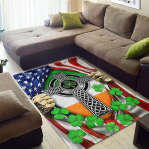 St Patricks Day Rug St Patricks Day Irish Celtic Knot Cross Irish Rug 2 ghjuh5.jpg
