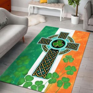 St Patricks Day Rug St Patricks Day Irish Celtic Knot Cross Rug 1 emsn44.jpg