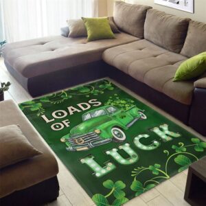 St Patricks Day Rug St Patricks Day Irish Shamrock Loads Of Luck Rug 2 w4vtcd.jpg