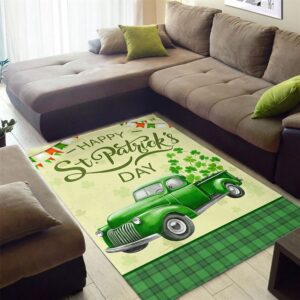 St Patricks Day Rug St Patricks Day Irish Shamrock Truck Rug 2 ppn3jt.jpg
