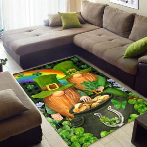 St Patricks Day Rug St Patricks Day Leprechaun Gnome Shamrock Gold Rug 2 wqtlcl.jpg