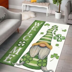 St Patricks Day Rug Welcome St Patrick s Day Gnomes Saint Gnomes Rugs 1 h4ypv5.jpg