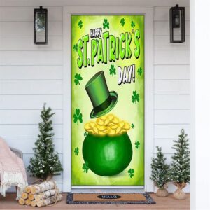 St Patty’s Pot O’ Gold Door Cover,…