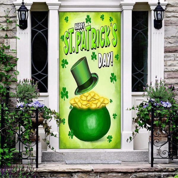 St Patty’s Pot O’ Gold Door Cover, St Patrick’s Day Door Cover, St Patrick’s Day Door Decor
