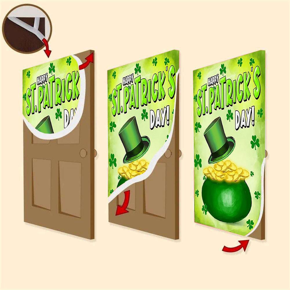 St Patty’s Pot O’ Gold Door Cover, St Patrick’s Day Door Cover, St Patrick’s Day Door Decor