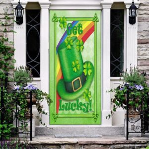 Toland Door Cover Get Lucky Leprechaun St Patrick s Day Door Cover St Patrick s Day Door Decor 2 ez50ea.jpg