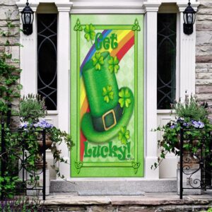 Toland Door Cover Get Lucky Leprechaun St Patrick s Day Door Cover St Patrick s Day Door Decor 2 ez50ea.jpg