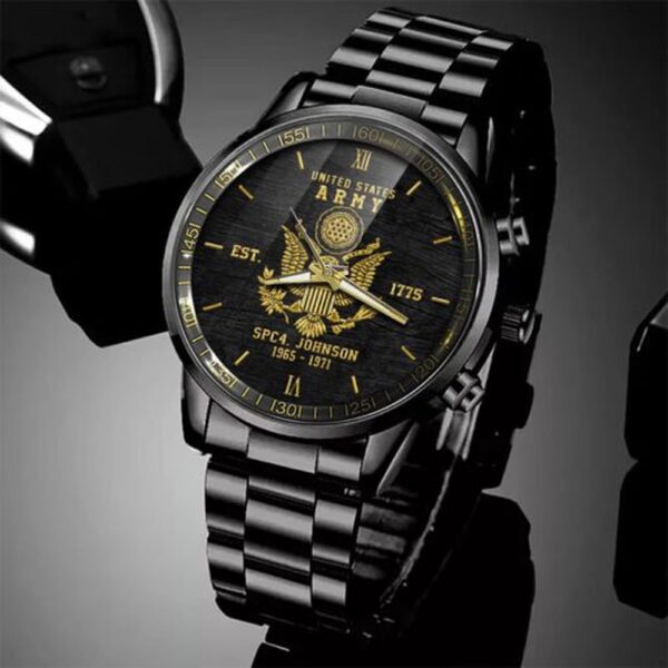 US Army Watch Custom Your Name And Year, Army Watch, Military Style Watches, Military Watches