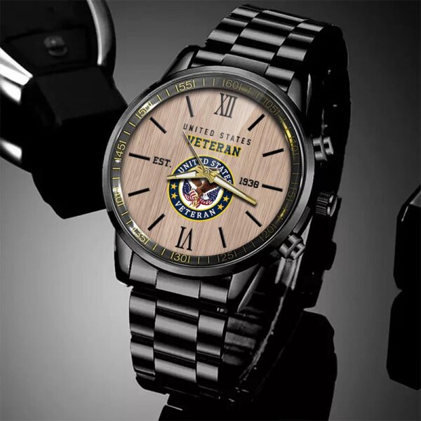US Veteran Watch, Military Veteran Watch, Dad Gifts, Military Watches For Men
