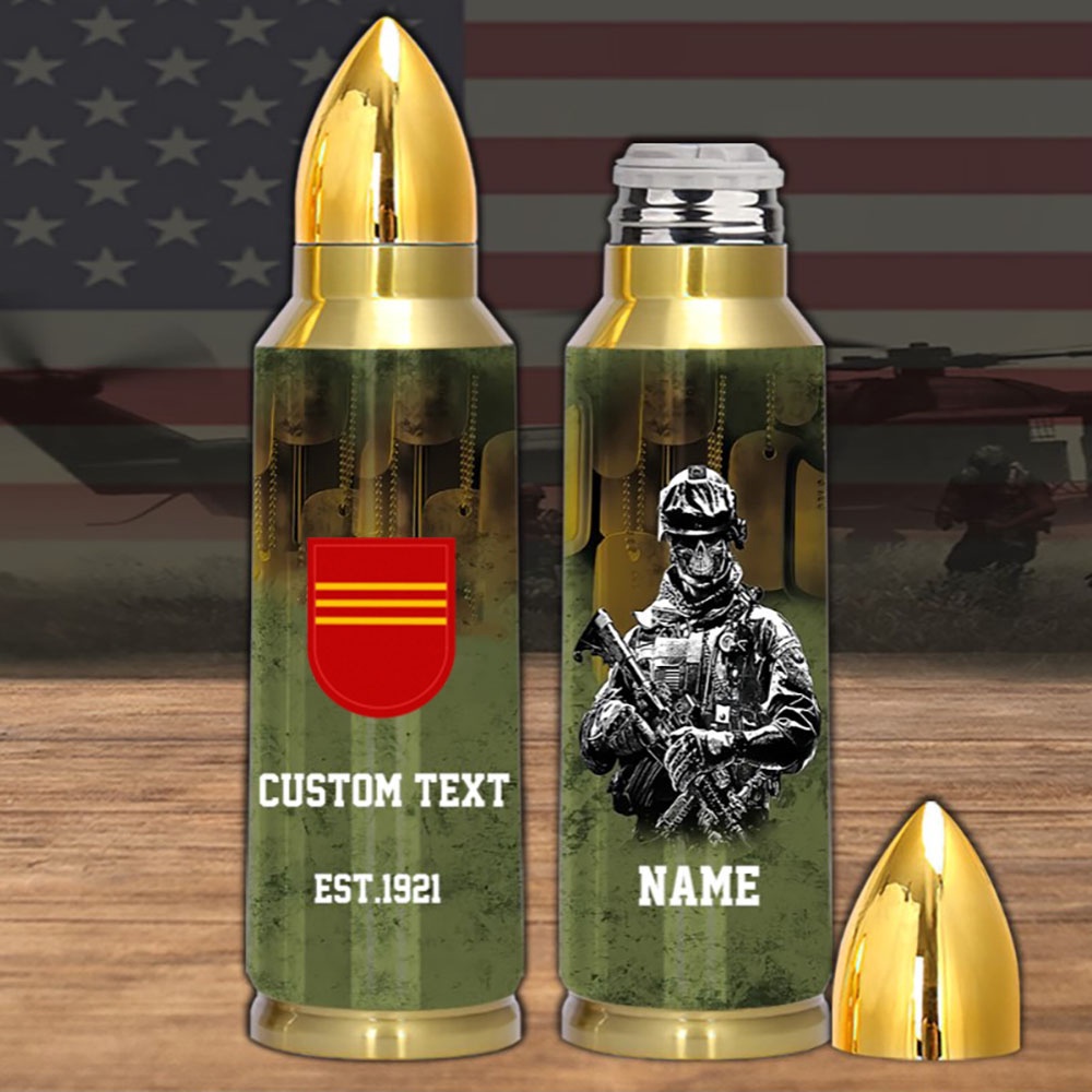Veteran Bullet Tumbler Division 3rd Battalion 319th Airborne, Army Tumbler, Bullet Tumbler, Military Tumbler, Dad Gift